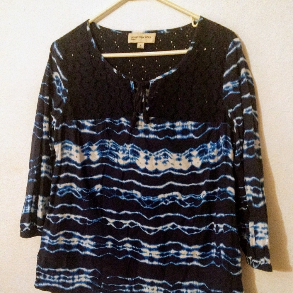 Jones NY Dyed Blouse